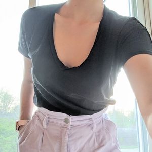 Sold! American apparel deep v tee